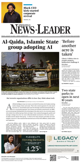 Cover of Springfield News-Leader