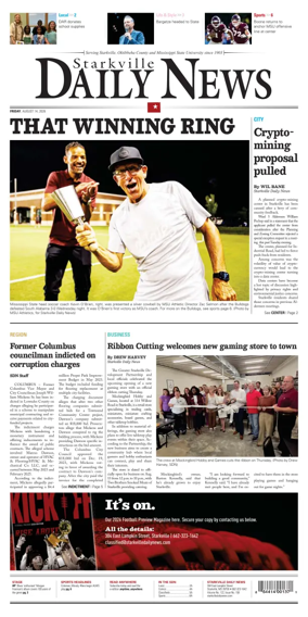 Cover of Starkville Daily News