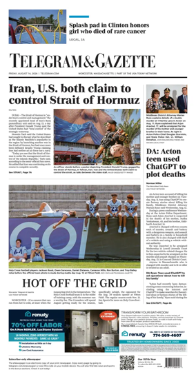 Cover of Telegram & Gazette