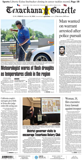 Cover of Texarkana Gazette