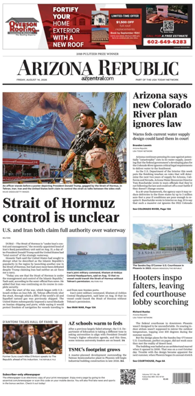 Cover of The Arizona Republic