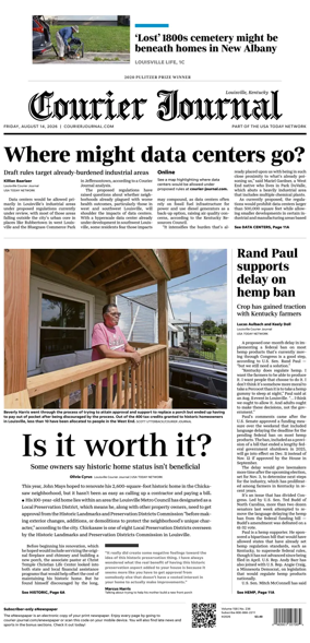 Cover of The Courier-Journal (Louisville)