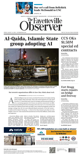 Cover of The Fayetteville Observer