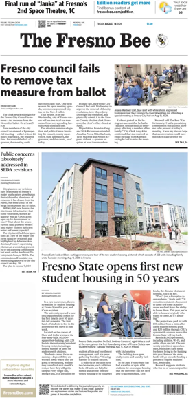 Cover of The Fresno Bee