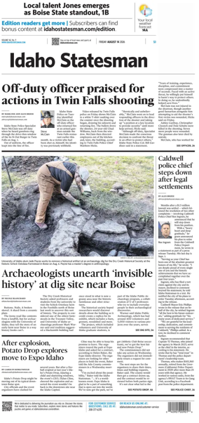 Cover of The Idaho Statesman