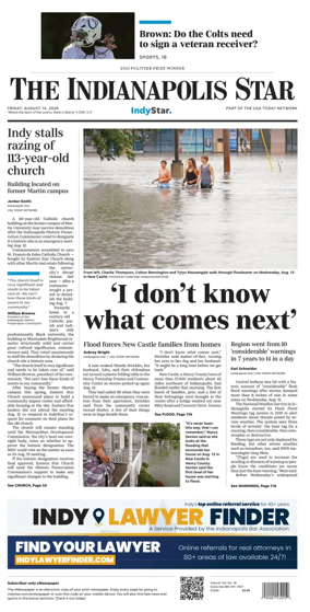 Cover of The Indianapolis Star