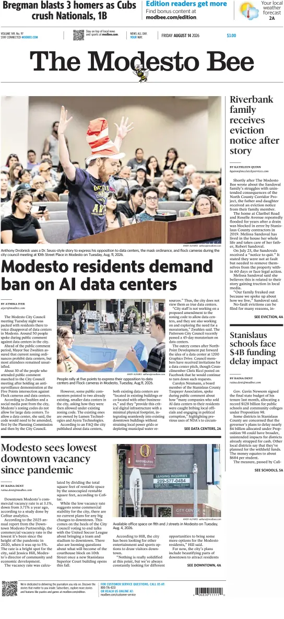 Cover of The Modesto Bee
