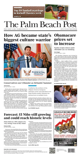 Cover of The Palm Beach Post