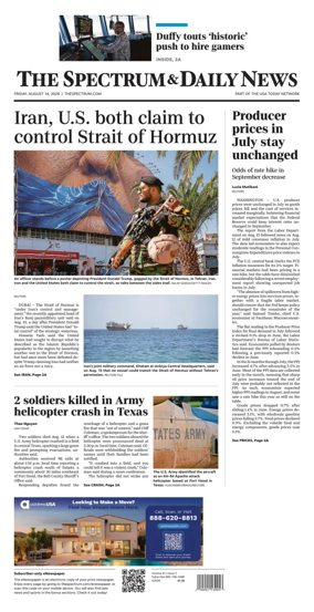 Cover of The Spectrum & Daily News