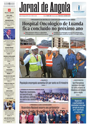 Cover of Jornal de Angola