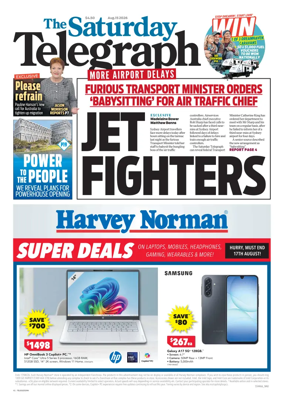 Cover of The Daily Telegraph (Sydney)