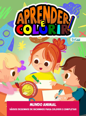 Cover of Aprender e Colorir