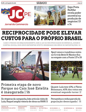 Cover of Jornal do Commercio