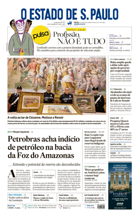 Cover of O Estado de S. Paulo