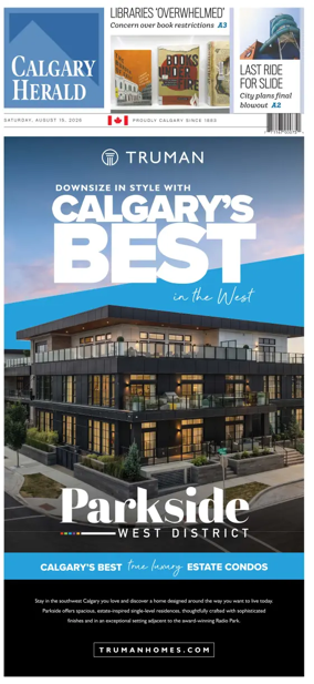 Cover of Calgary Herald