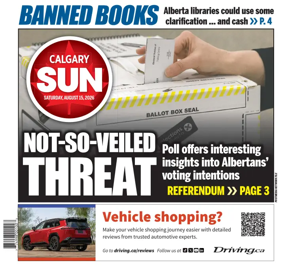 Cover of Calgary Sun