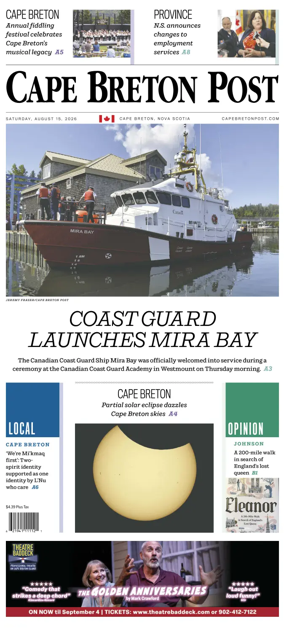 Cover of Cape Breton Post