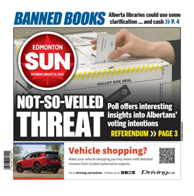Cover of Edmonton Sun