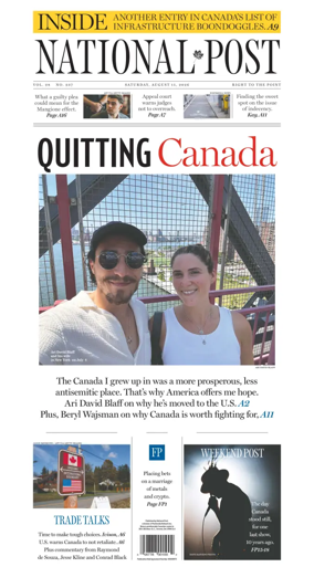 Cover of National Post - (National Edition)