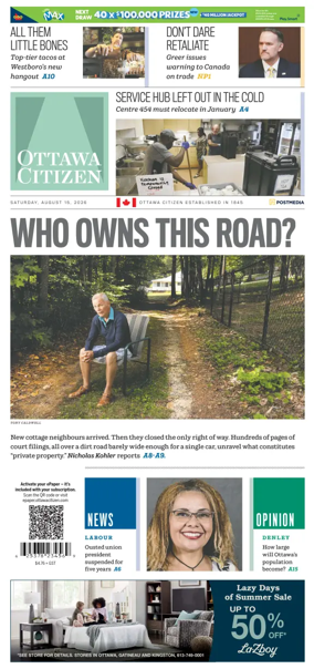 Cover of Ottawa Citizen