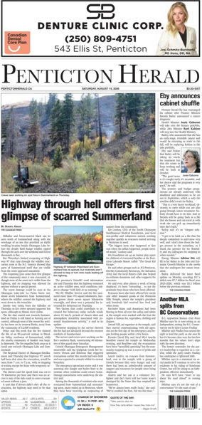 Cover of Penticton Herald