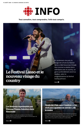 Cover of Radio-Canada Info
