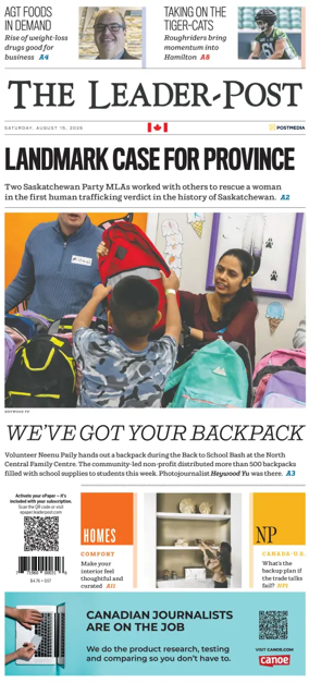 Cover of Regina Leader-Post