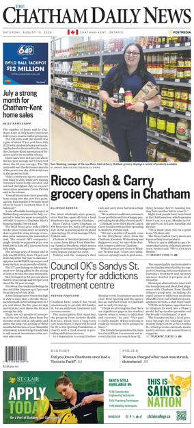 Cover of The Chatham Daily News