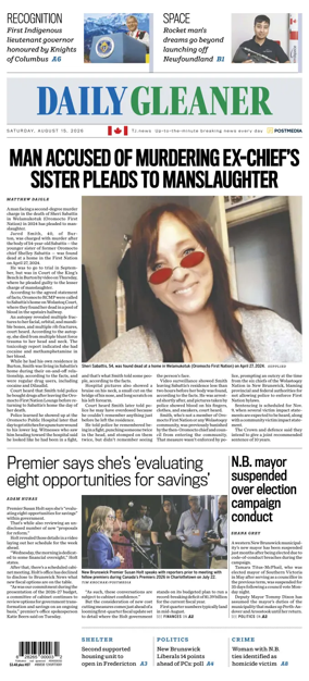 Cover of The Daily Gleaner