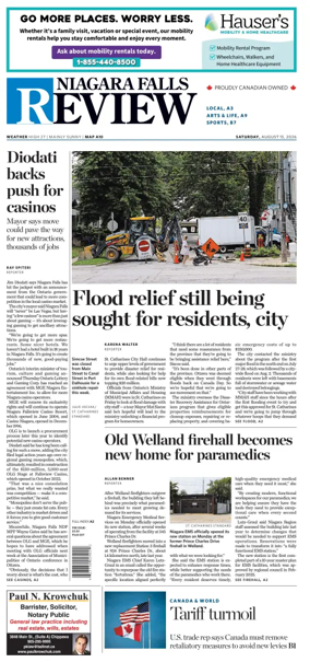 Cover of The Niagara Falls Review