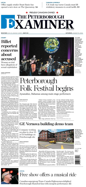 Cover of The Peterborough Examiner