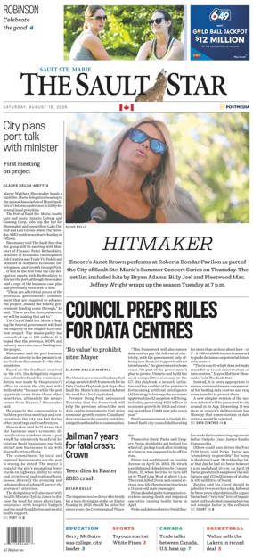 Cover of The Sault Star
