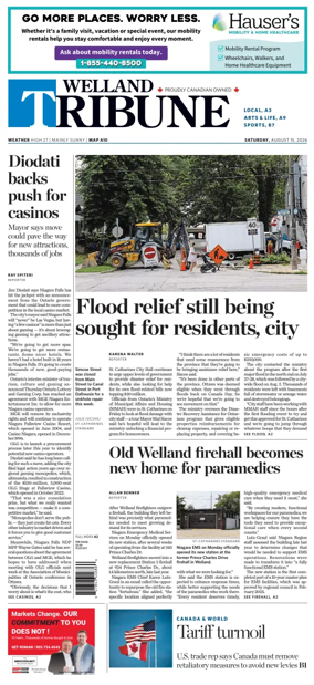 Cover of The Welland Tribune
