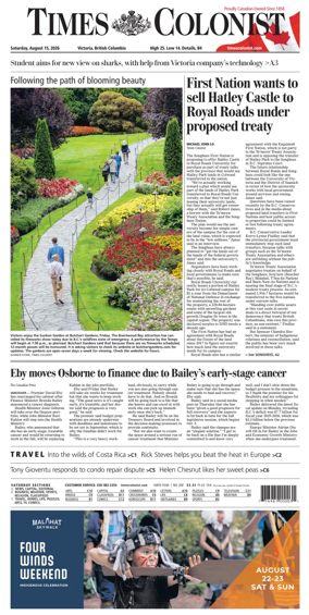 Cover of Times Colonist