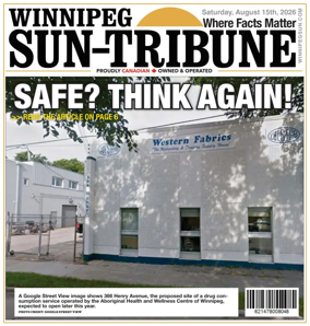 Cover of Winnipeg Sun