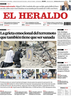 Cover of El Heraldo (Colombia)