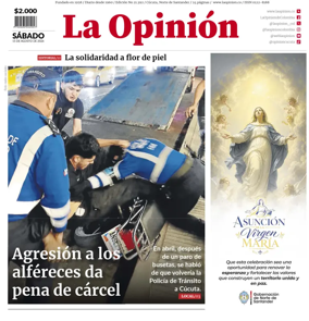 Cover of La Opinion
