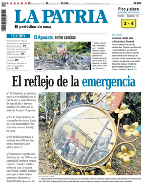 Cover of La Patria (Colombia)