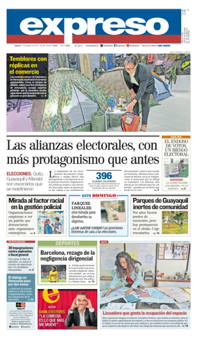 Cover of Diario Expreso
