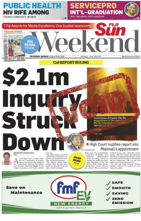 Cover of Fiji Sun