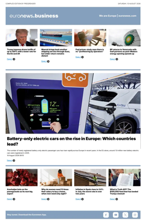 Cover of Euronews Business