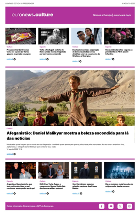 Cover of Euronews Culture and Sport (Portuguese)