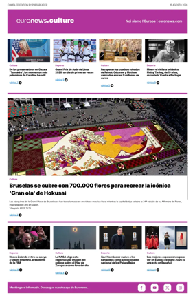 Cover of Euronews Culture and Sport (Spanish) Compiled Edition