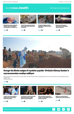 Cover of Euronews Health (Turkish) Compiled Edition