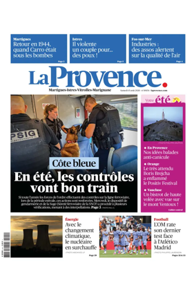 Cover of La Provence Martigues-Istres-Vitrolles-Marignane