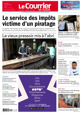Cover of Le Courrier de l’Ouest (Angers)