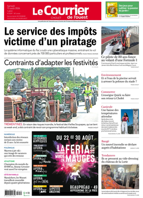 Cover of Le Courrier de l’Ouest (Cholet)