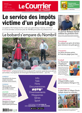 Cover of Le Courrier de l’Ouest (Deux-Sevres)