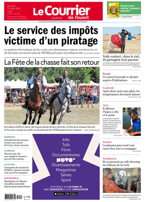 Cover of Le Courrier de l’Ouest (Saumur)