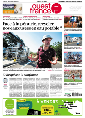 Cover of Ouest France (Challans / Saint-Gilles-Croix-de-Vie)